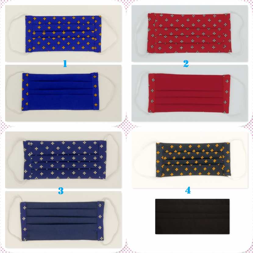 Masque En Tissu Lavable Et Réutilisable En Lin Uni - Fabriqué En France, Multicouleur, Neuf